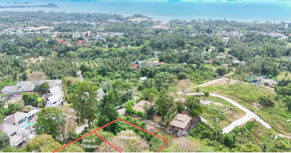 Sea-View Freehold Land for Sale in Ang Thong (Soi 2), Koh Samui