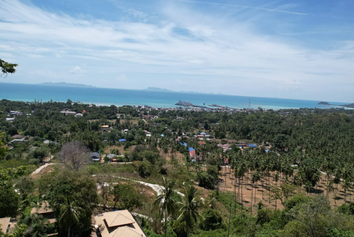 Sea-View Freehold Land for Sale in Ang Thong (Soi 2), Koh Samui