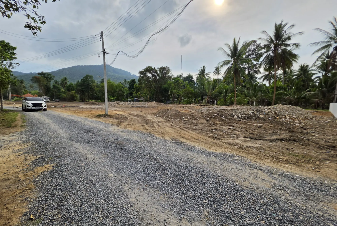 Land for Sale in Mae Nam Soi 7, Koh Samui – Prime Subdivided Plots with Red Title Deed (Chanote)